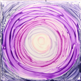 Mandala kachle fialová 5