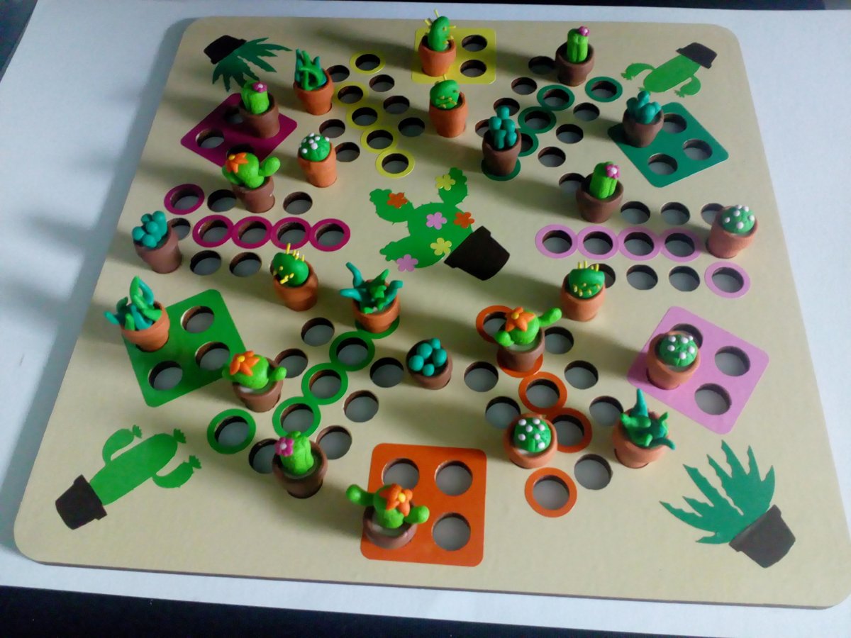 Maxi člobrdo pro 6 hráčů - Kaktusy