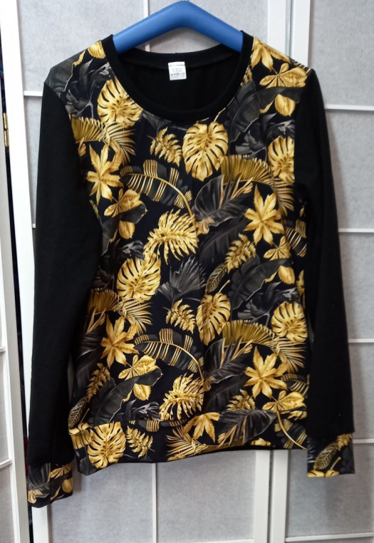 Mikina - monstera, velikost 2XL *S*L*E*V*A*