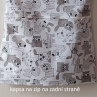 SKLADEM Vyztužený kapsář do školky na ramínko Pes a kočka