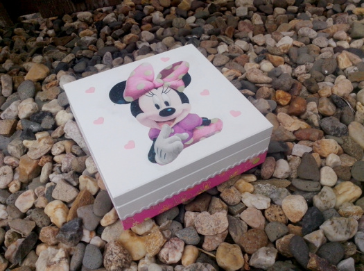 Dřevěná krabička - Minnie