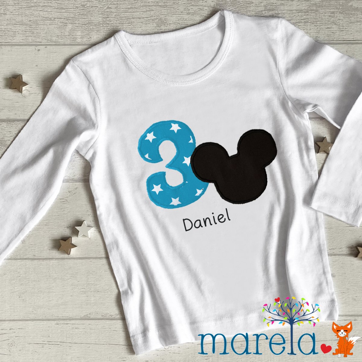 Dětské narozeninové triko Mickey mouse