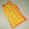 Žluto-oranžové dámské tílko s listy M 6639696