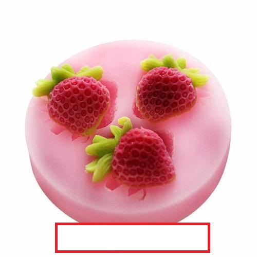 Silikonová forma na fimo - jahody