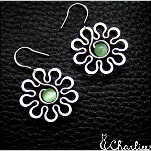 KVĚTINOVÁ ROMANCE- ulexit-tepaný- hypoalergenní chirurgická ocel