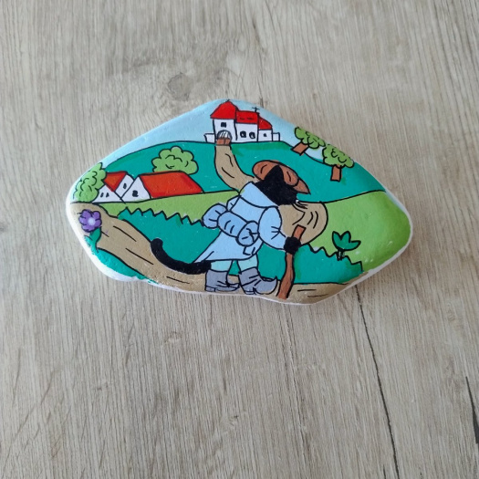Malovaný kámen 5