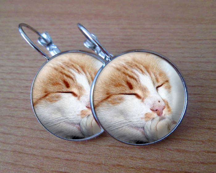 COOL VISACÍ NÁUŠNICE - Kočičky