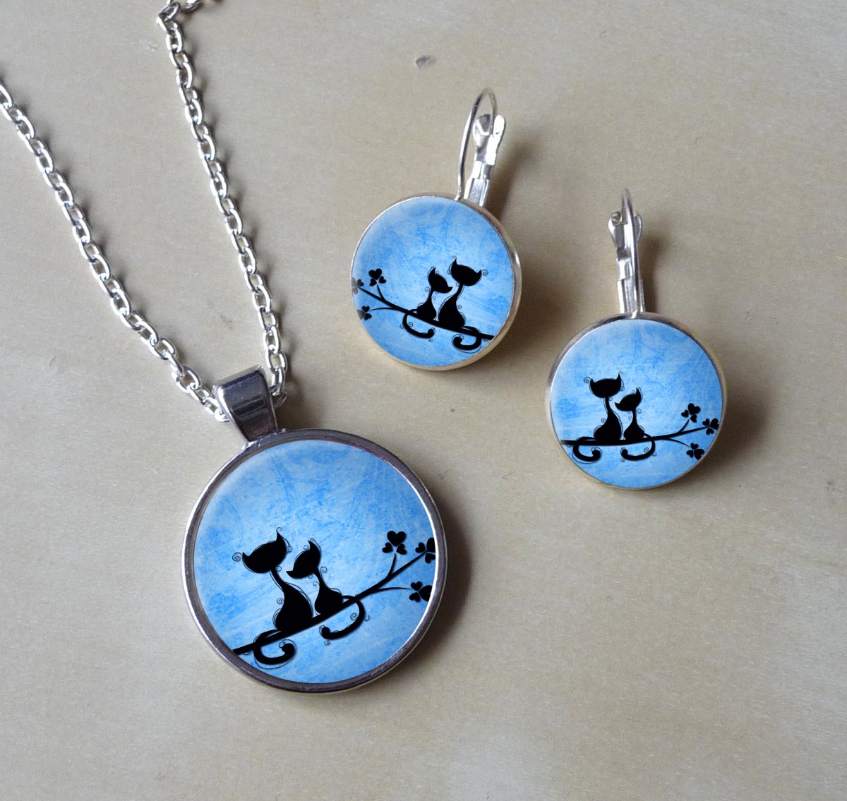 Souprava - náušnice + přívěsek