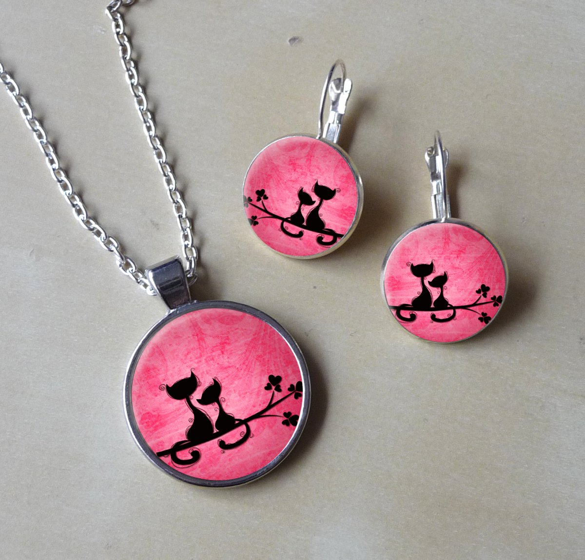 Souprava - náušnice + přívěsek