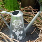 Plechová konvička vysoká -  slunečnice