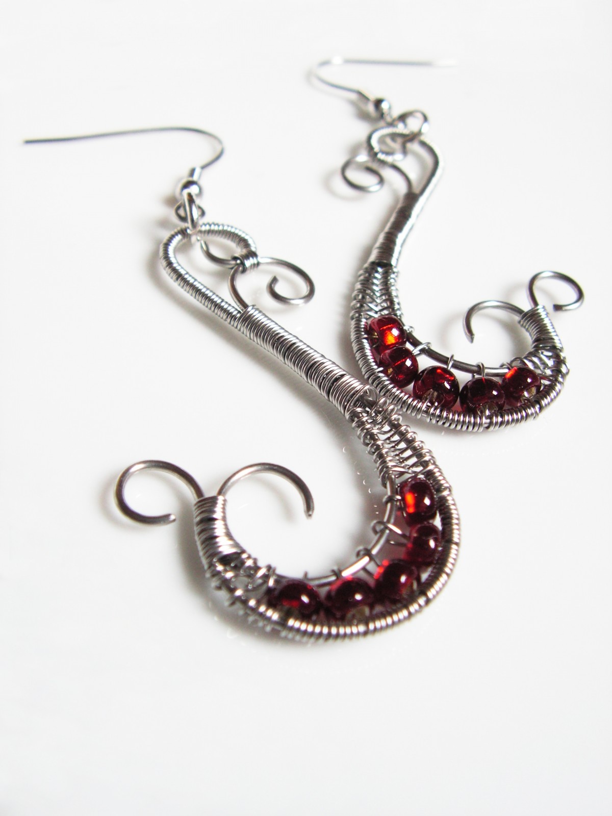 Náušnice "Koník" nerez ocel