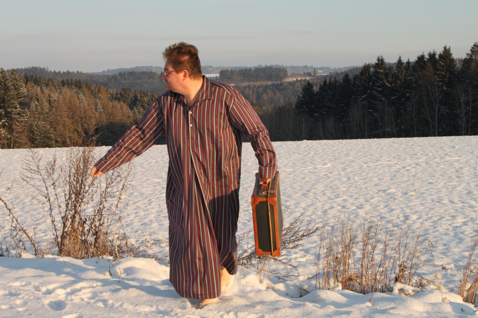 Pánská noční košile 'kolega elegán'