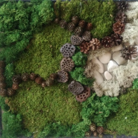 Mechový obraz 40x50