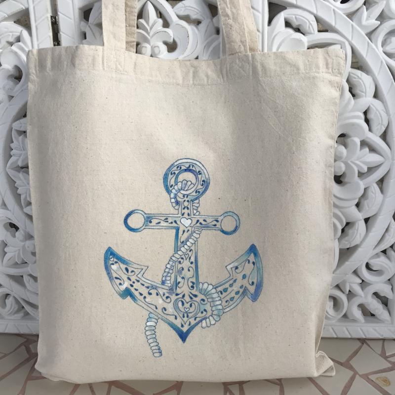Malovaná taška - Kotva