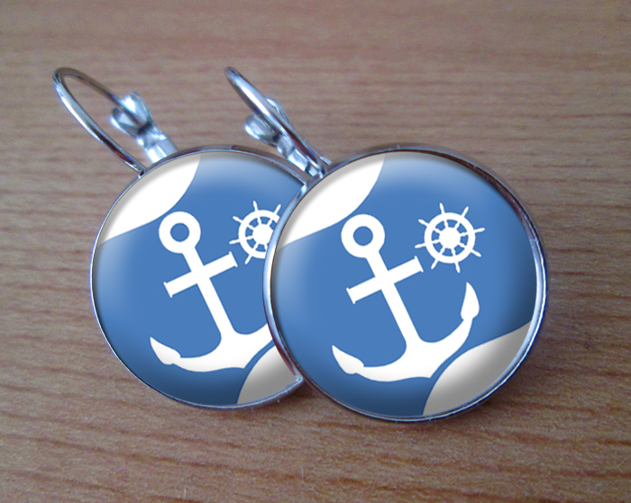 COOL VISACÍ NÁUŠNICE - Námořnická kotvička