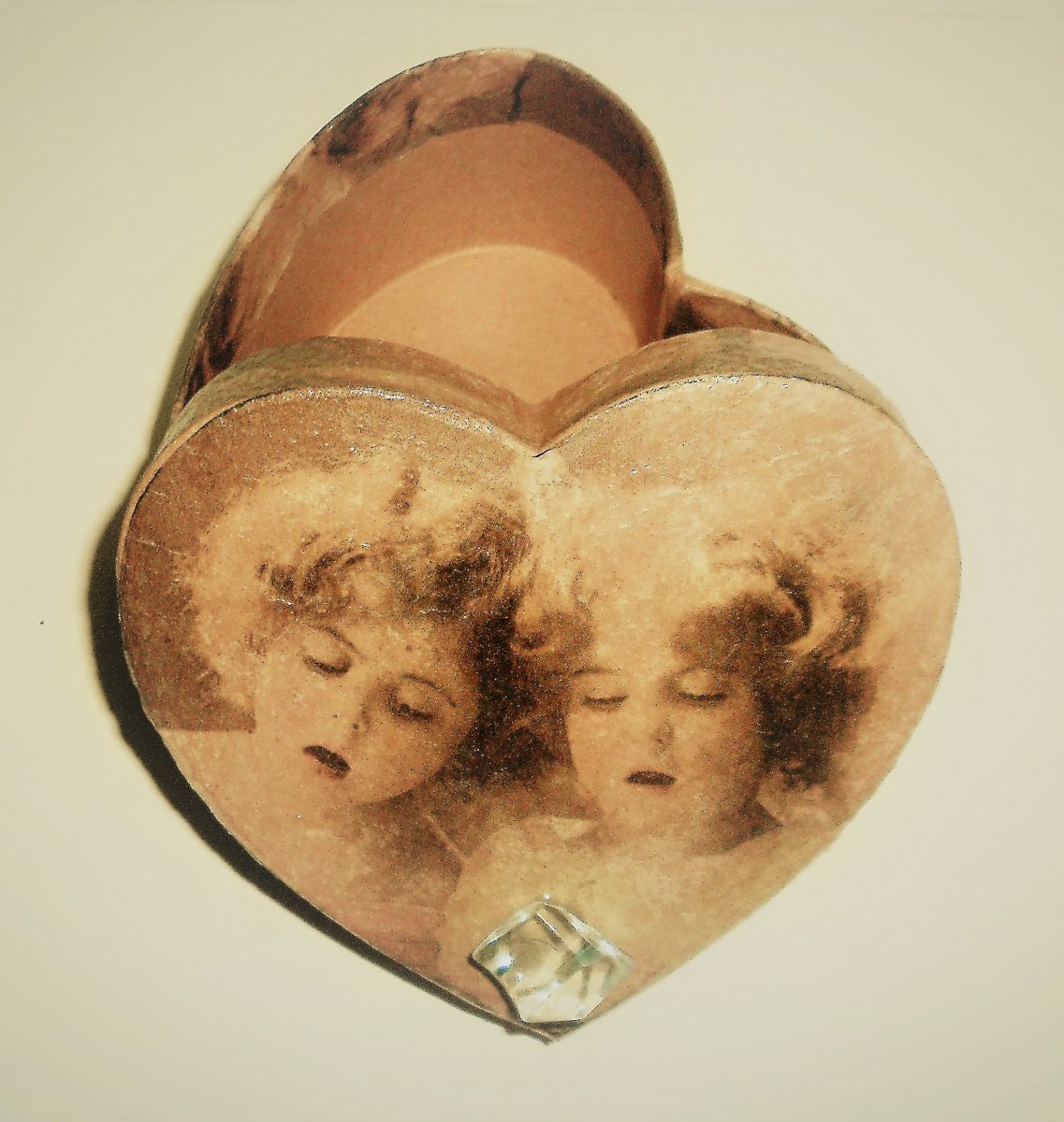 Andělská krabička - vintage styl