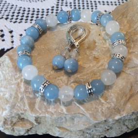 Poklad do uší a na ruku - zimní obloha