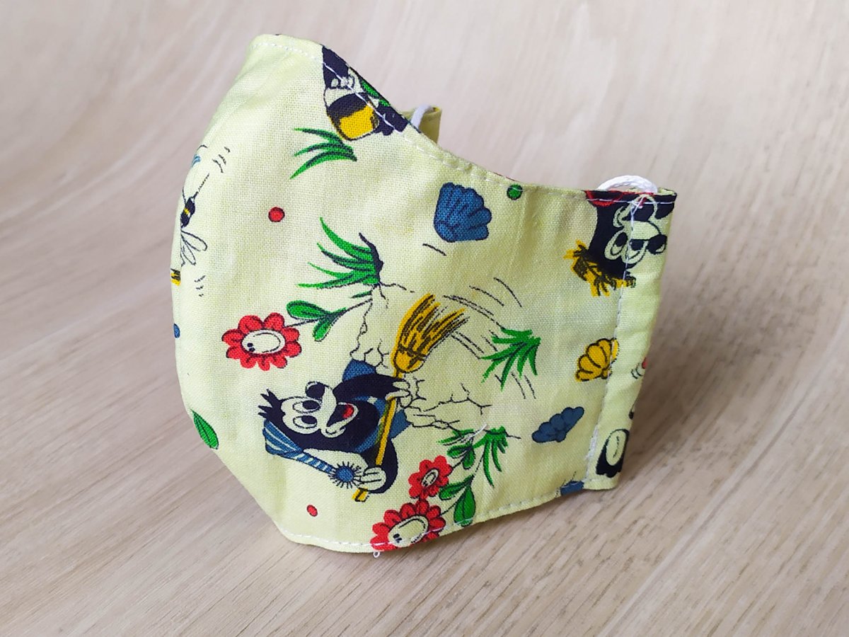 Bavlněná rouška dětská 3-6 let