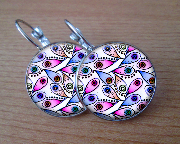 Pastelfish -  Visací náušnice