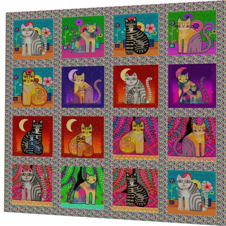 BAVLNĚNÝ PANEL SADA 47 x 47 cm KV13