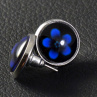 Puzetky "Květiny IV." rhodium