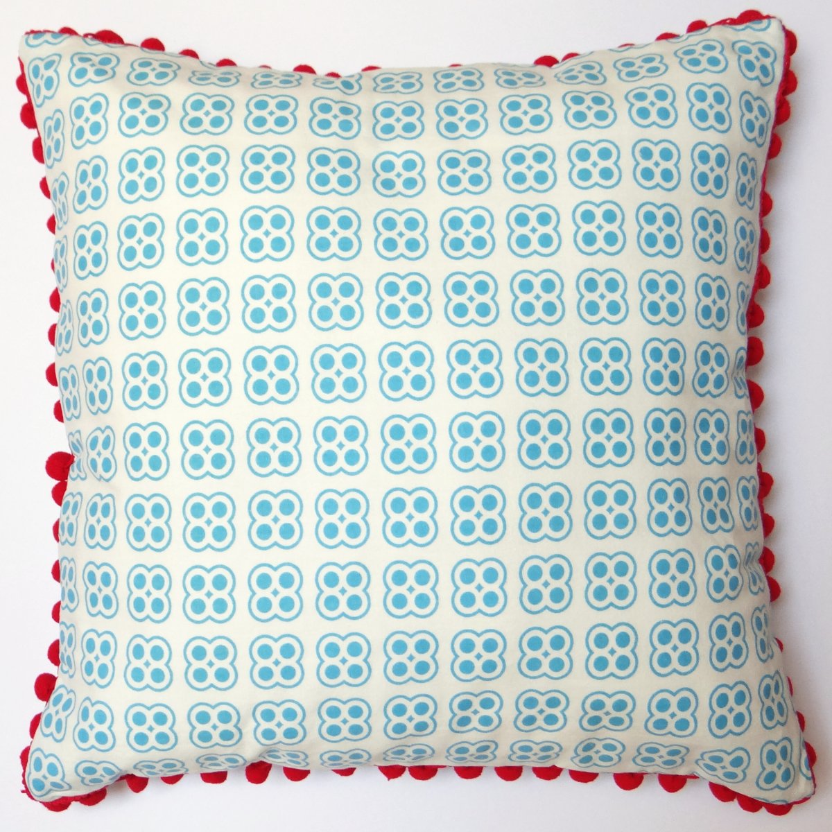 VESELÝ VÍKEND / tyrkysový vzor na bílé