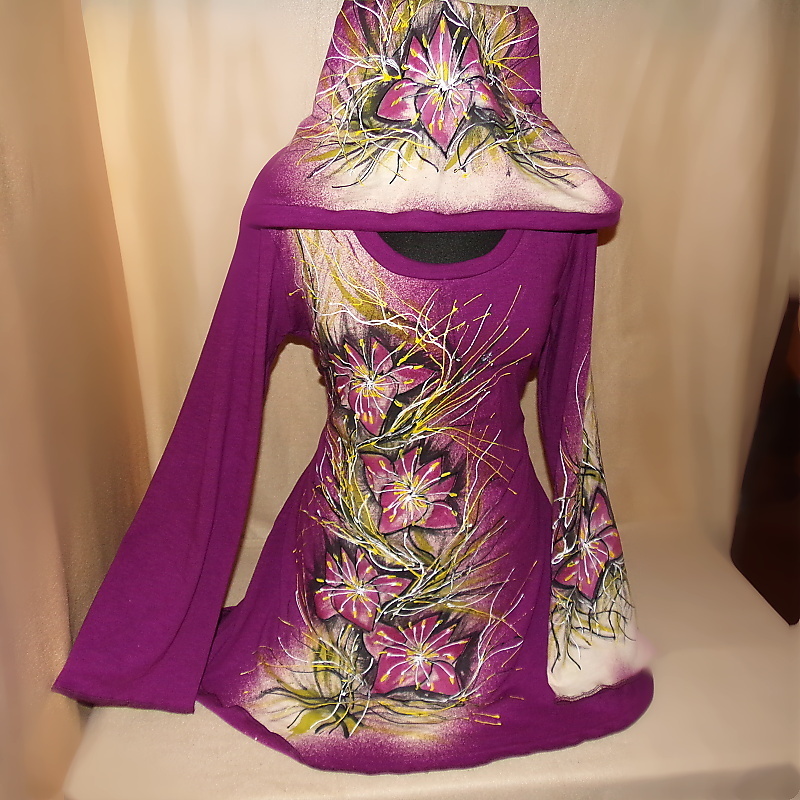 Tunika malovaná,L,XL