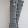 Návleky na nohy šedé