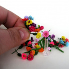 Miniaturní květinky pro panenky
