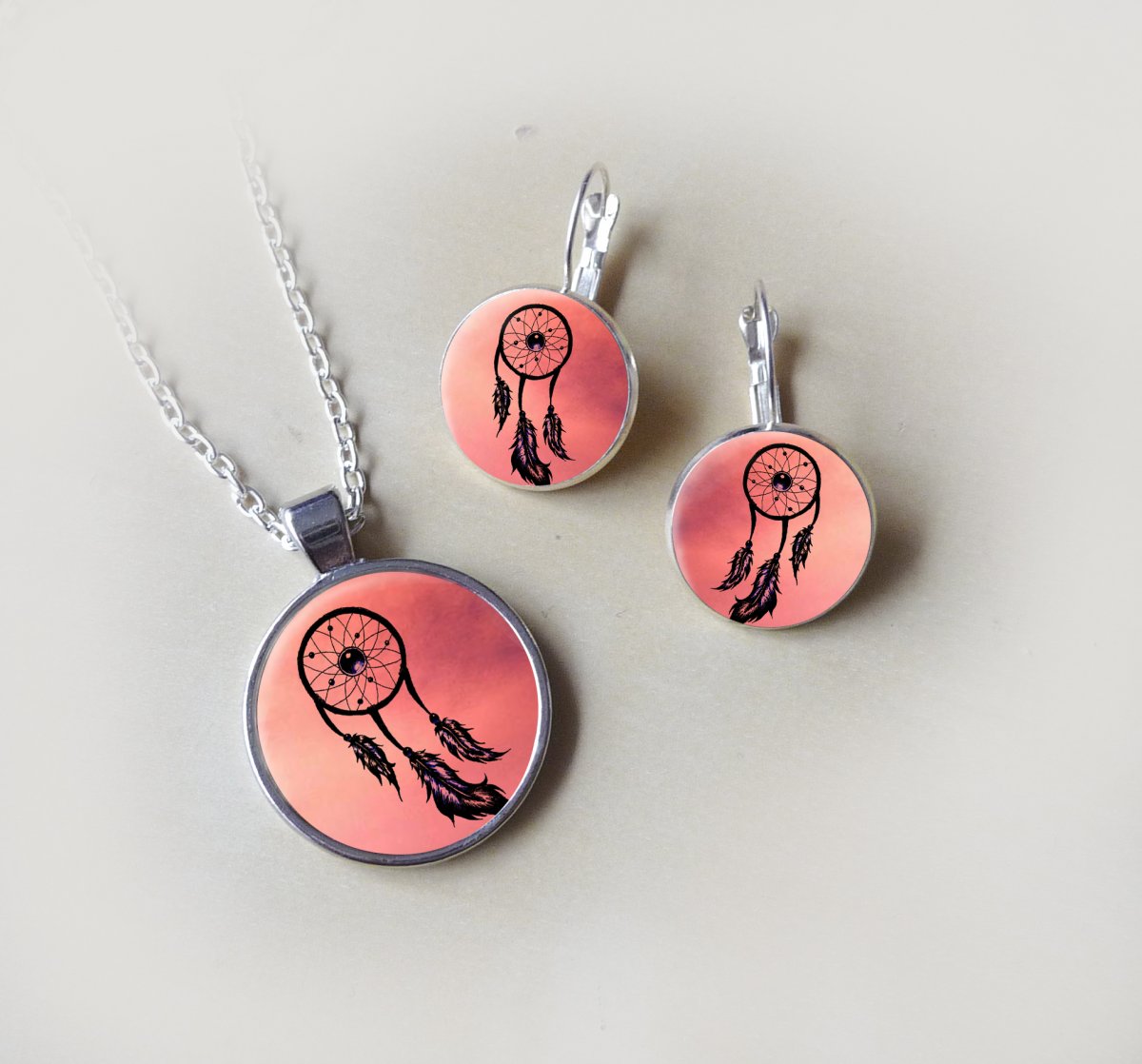 Souprava - náušnice + přívěsek