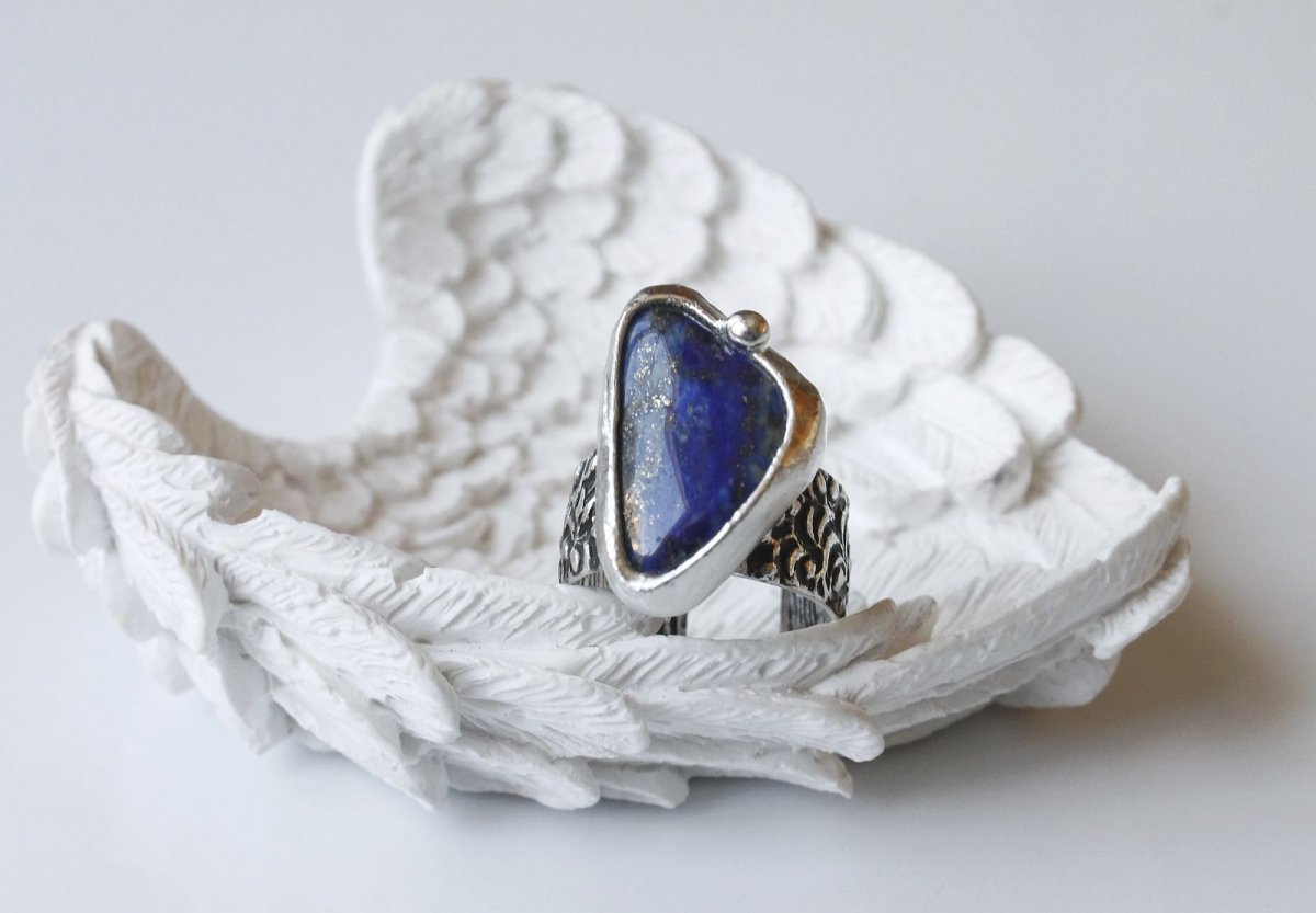 Hvězdná noc .. ( lapis lazuli )