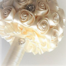 Svadobná saténová kytica