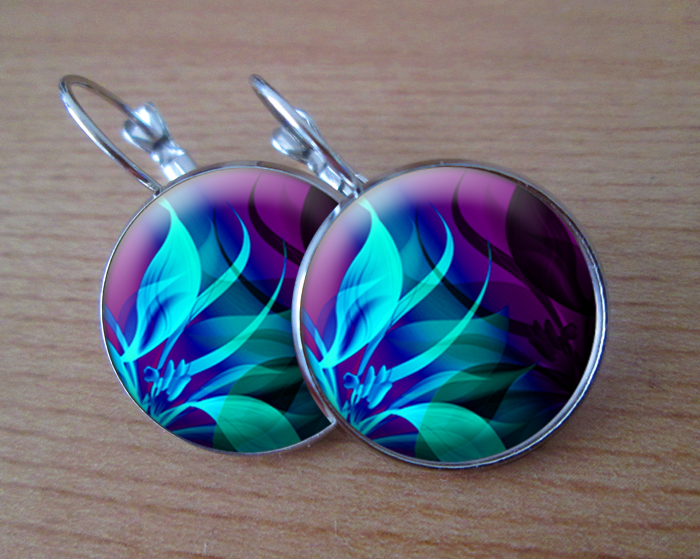 COOL VISACÍ NÁUŠNICE - Ledový květ