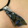 Keramický cínovaný náhrdelník Levandule II
