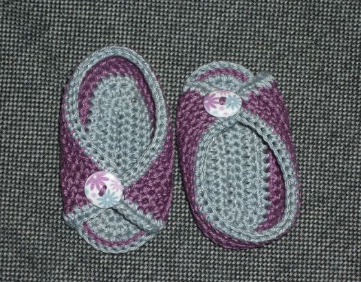 Sandálky fialové