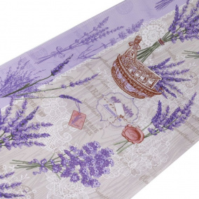 Bavlněné vaflové piké šíře 50 x 65 cm (1ks) - levandule