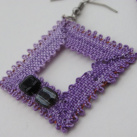 levandulová ... náušnice