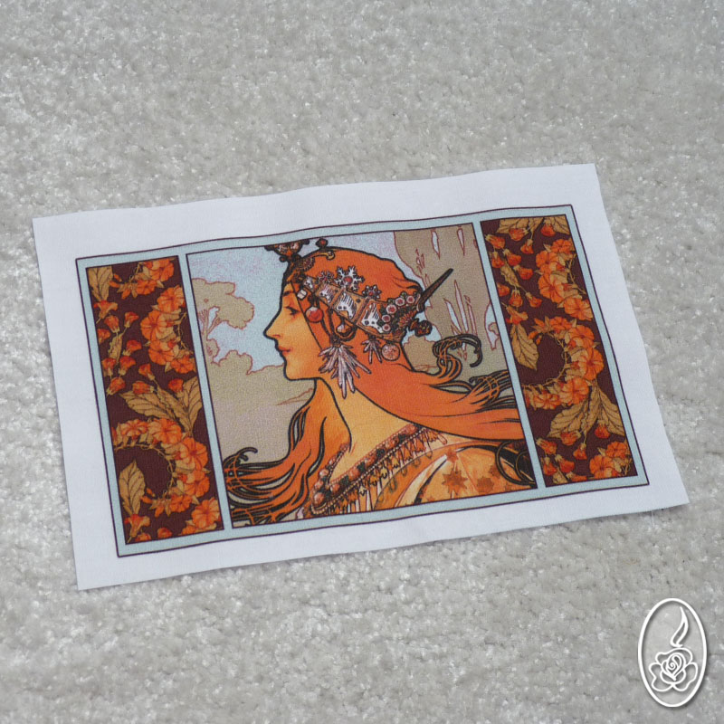 Látkový obrázek Alfons Mucha - Zvěrokruh