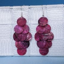 Fialové vzorované perleťky
