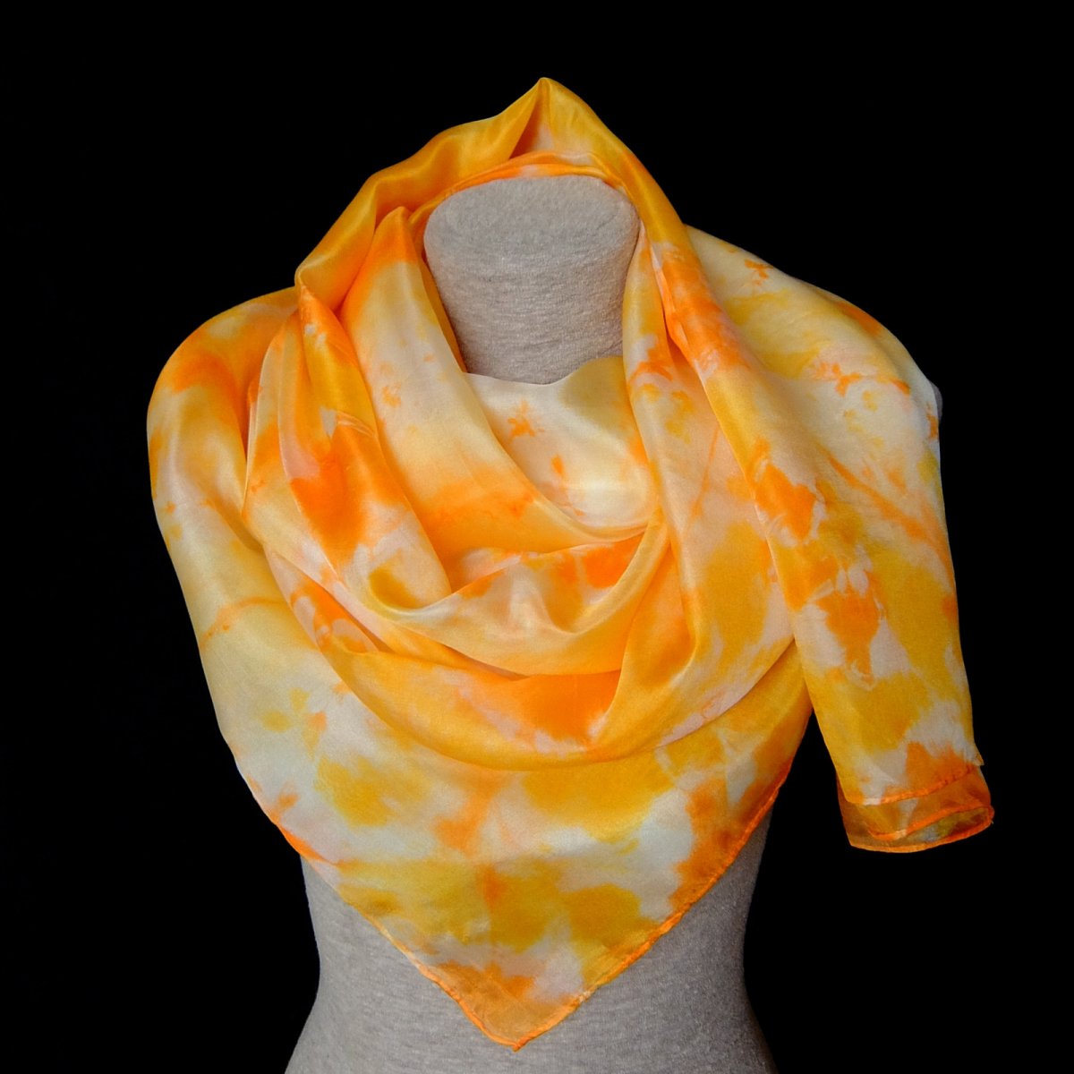 Hedvábná MAXI šála, pareo