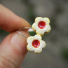Mini linecké kytičky pětilisté (zavírací háčky)