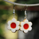 Linecké cukroví, kytičky šestilisté kulatý střed, fimo