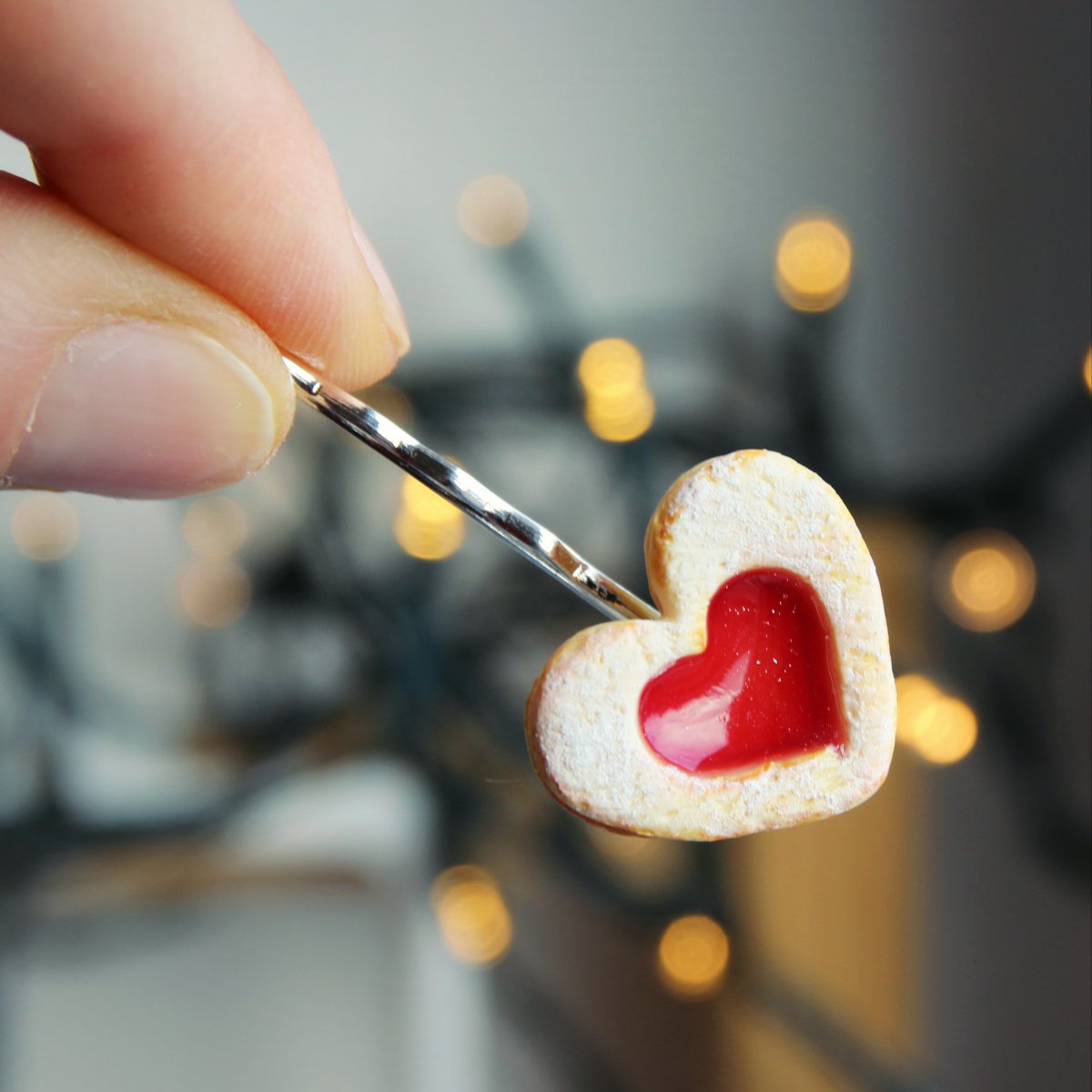 Sponka s lineckým srdíčkem