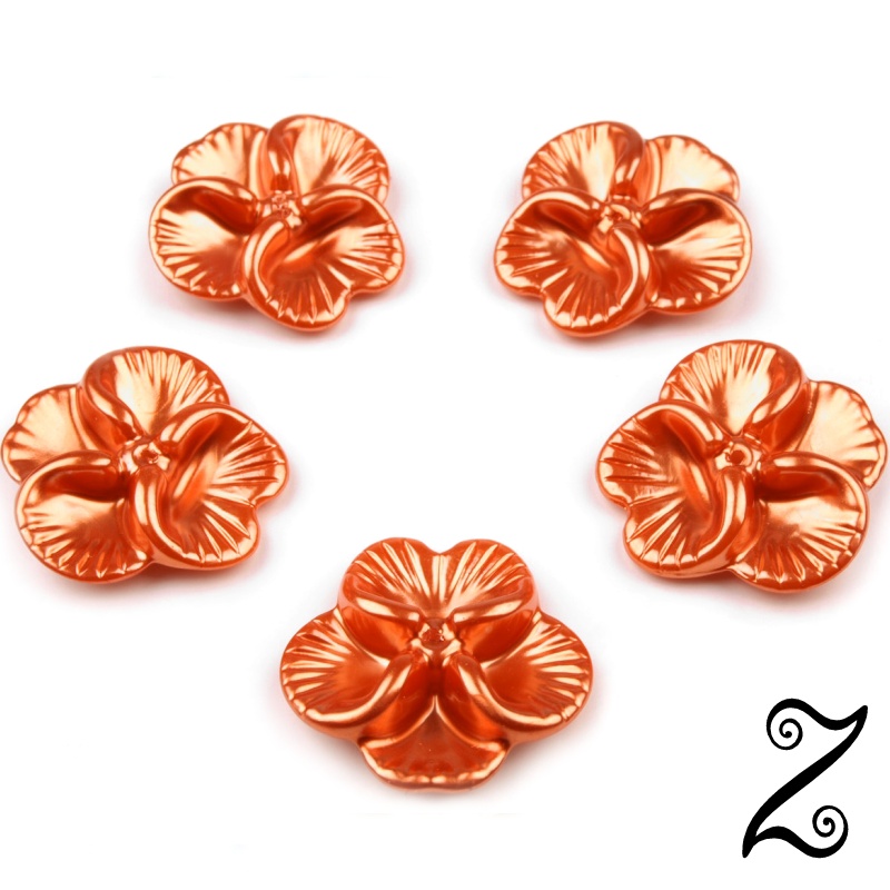 Květ GLANCE, měděná (10ks)