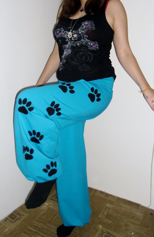 Dancing tepláky  tyrkysové ,rezervace pro Hubscherku