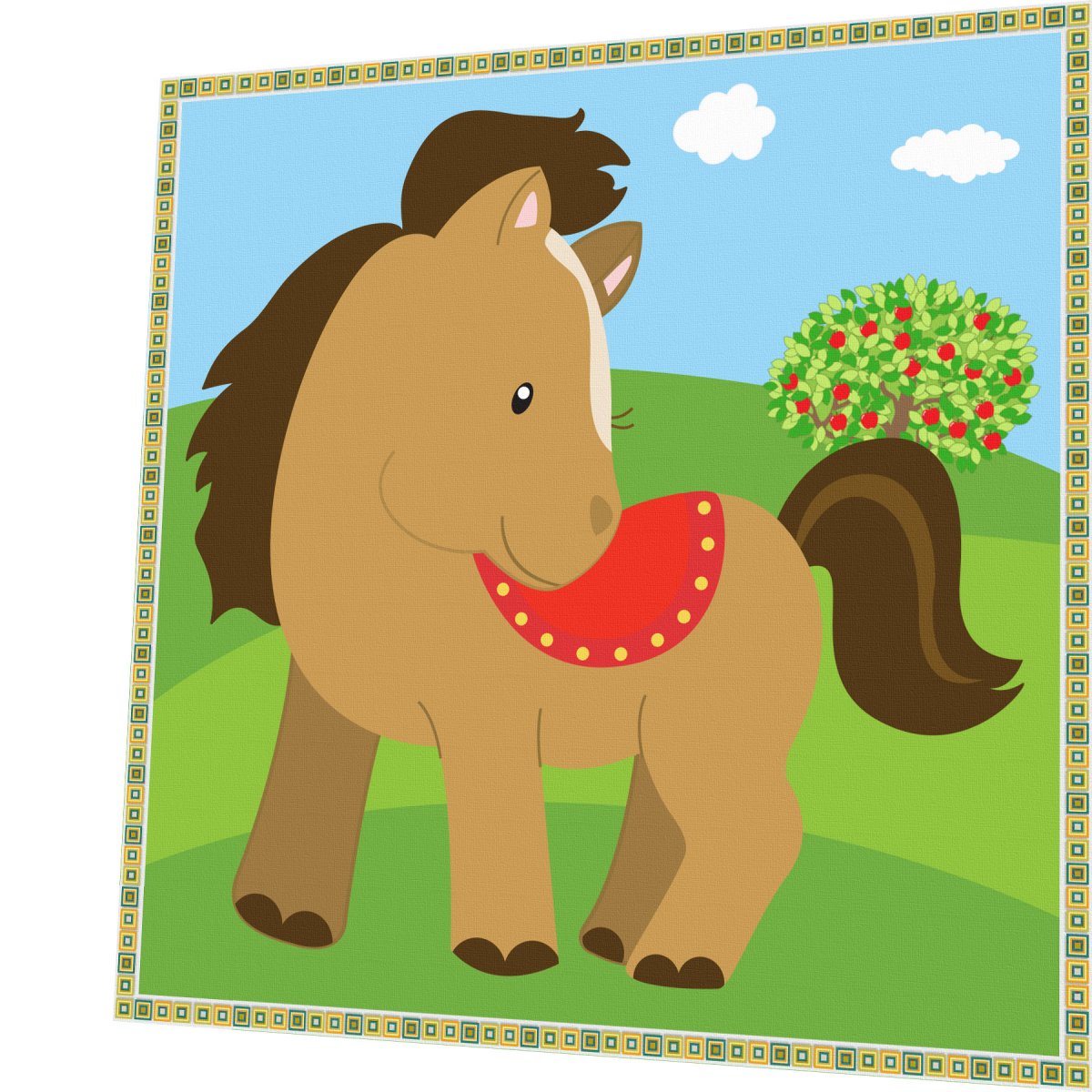 BAVLNĚNÝ PANEL - VELKÝ 29 X 29 cm LP157