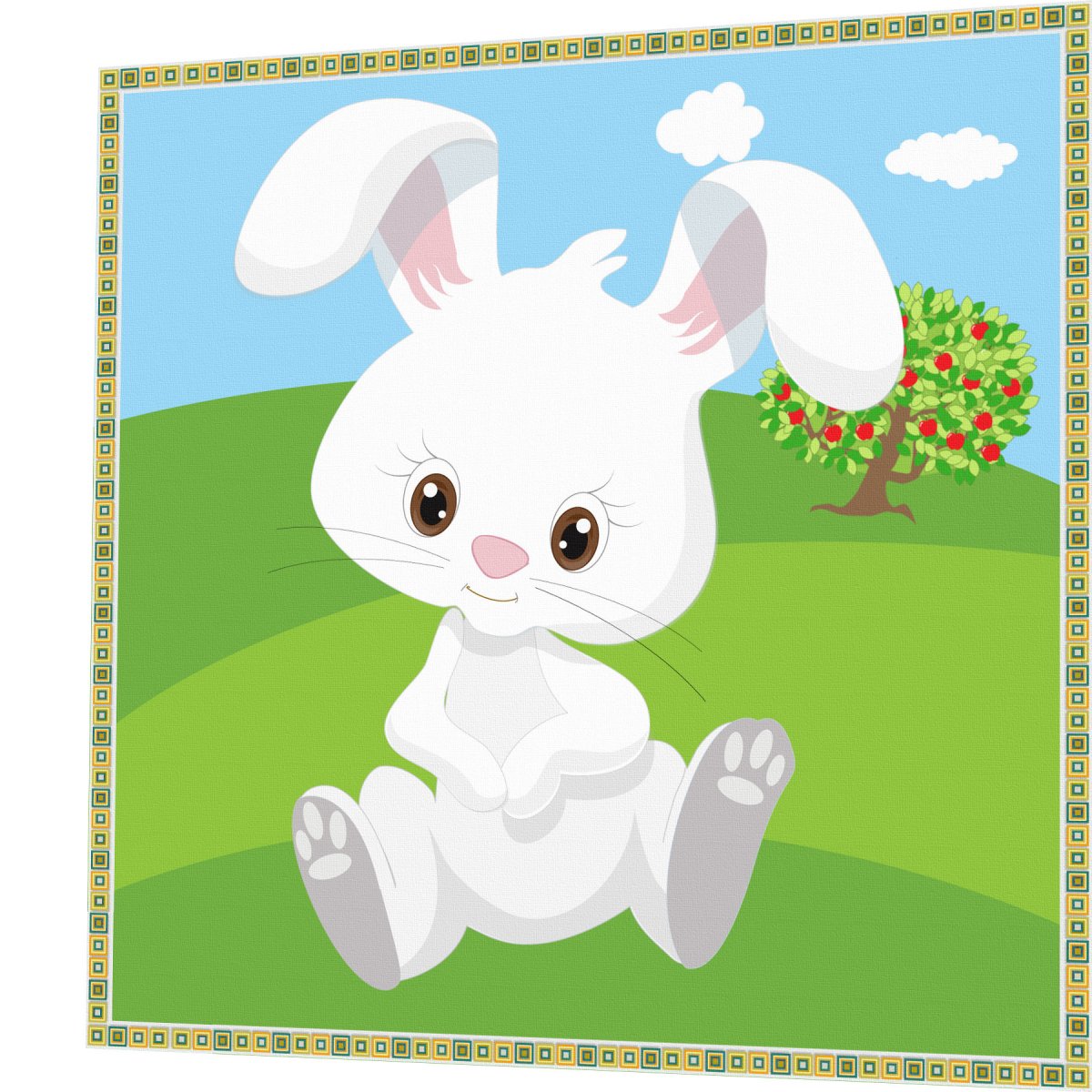 BAVLNĚNÝ PANEL - VELKÝ 29 X 29 cm LP161