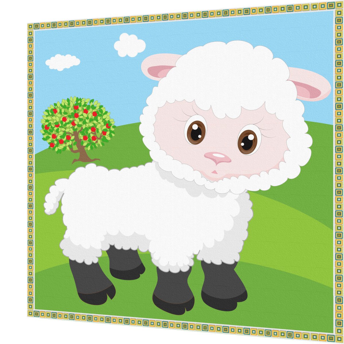 BAVLNĚNÝ PANEL - VELKÝ 29 X 29 cm LP164