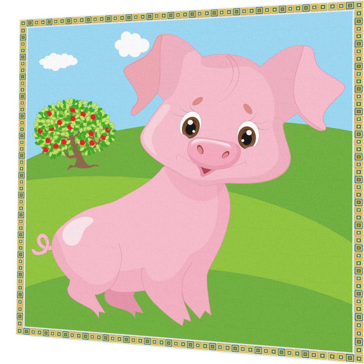 BAVLNĚNÝ PANEL - VELKÝ 29 X 29 cm LP166