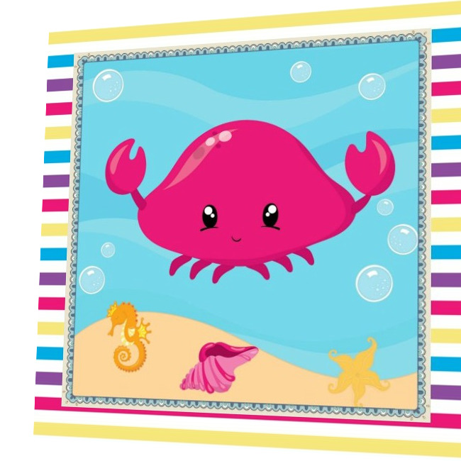 BAVLNĚNÝ PANEL -  32 x 32 cm LP237